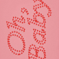 Preview: Nuuna, Notebook, Graphic S, Oh Baby, flex cover from smooth bonded leather minidots pages, rot, detail